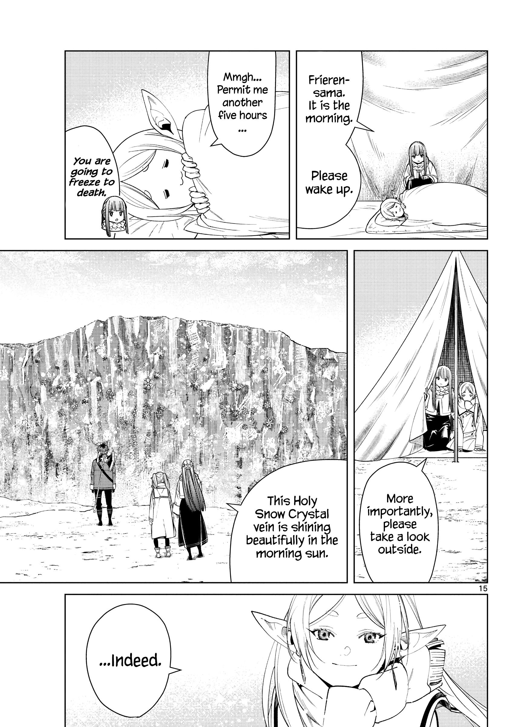 Sousou No Frieren Chapter 80: Holy Snow Crystals page 15 - Mangakakalot