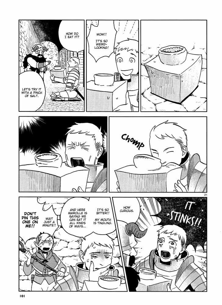 Dungeon Meshi Chapter 16 : Kabayaki page 21 - Mangakakalot