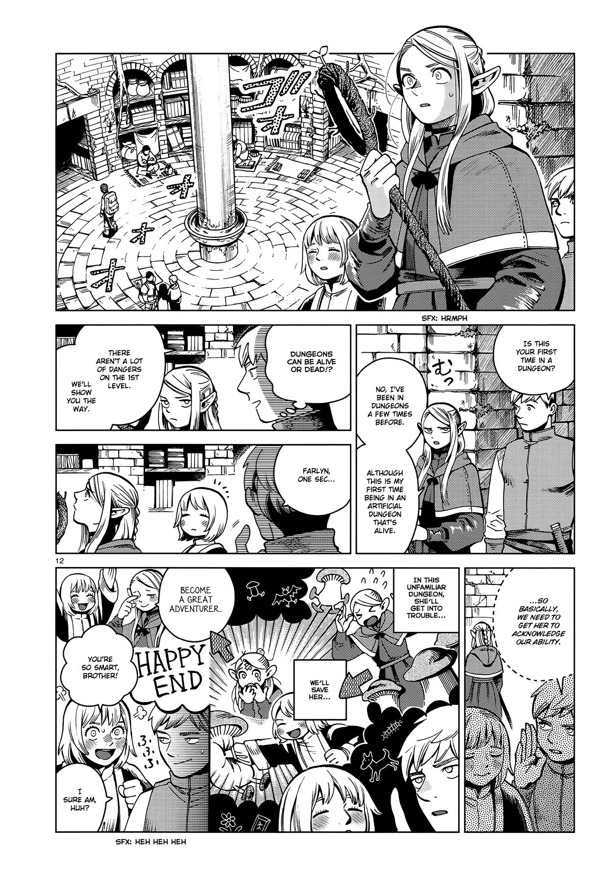 Dungeon Meshi Chapter 57: Stewed Head page 12 - Mangakakalot