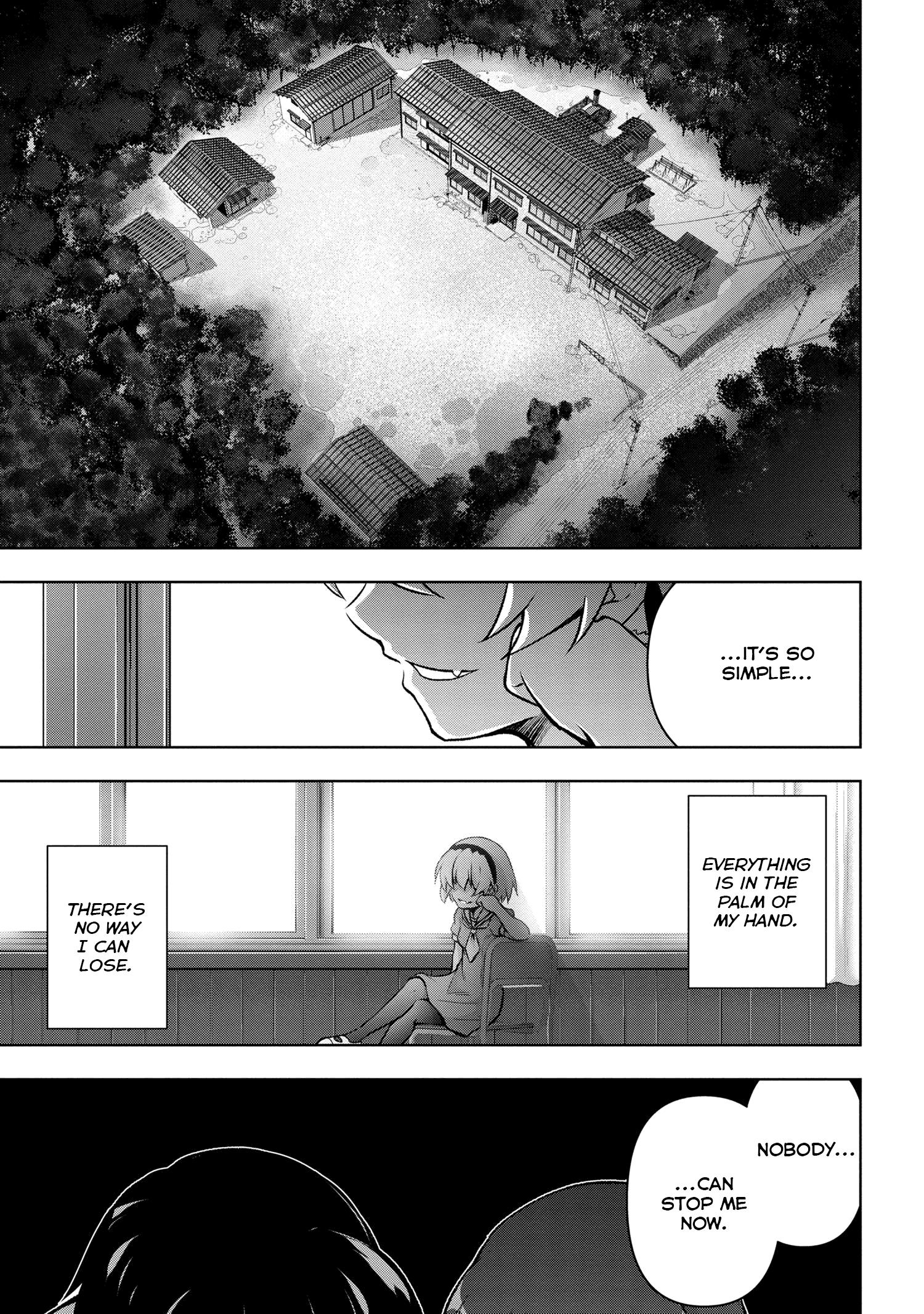 Higurashi no Naku Koro ni Meguri, Vol 4 Chap. 16.2, Akarigurashi-hen Part  2.2