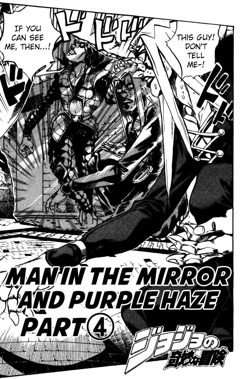 Jojo's Bizarre Adventure Vol.52 Chapter 482 : Man In The Mirror And Purple Haze - Part 4 page 3 - 