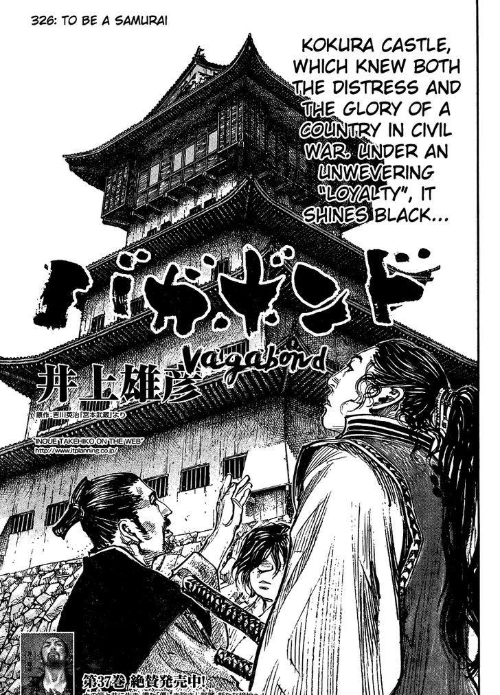 Vagabond Vol.37 Chapter 326 : To Be A Samurai page 1 - Mangakakalot