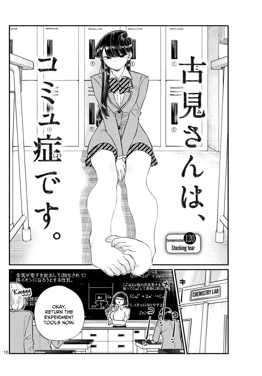 Komi-San Wa Komyushou Desu Vol.9 Chapter 120: Stocking Tear page 1 - Mangakakalot