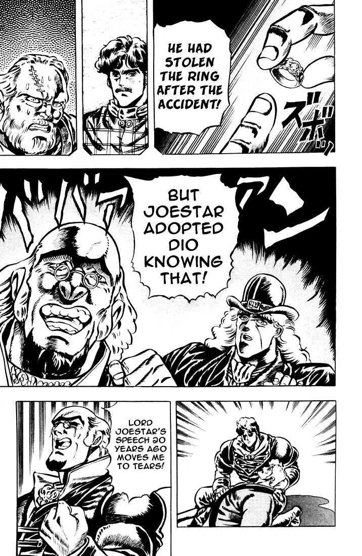 Jojo's Bizarre Adventure Vol.2 Chapter 12 : The Two Rings page 11 - 