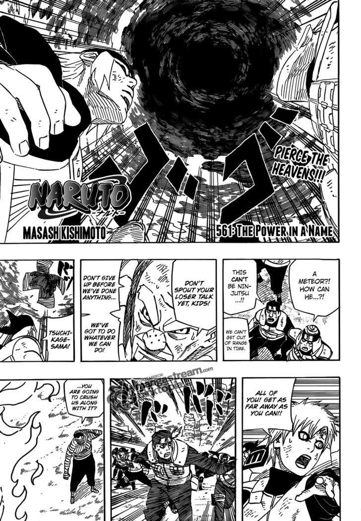 Vol.59 Chapter 561 – The Power of That Name | 1 page