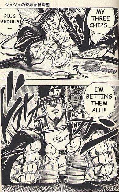 Jojo's Bizarre Adventure Vol.23 Chapter 215 : D'arby The Gambler Pt.5 page 11 - 