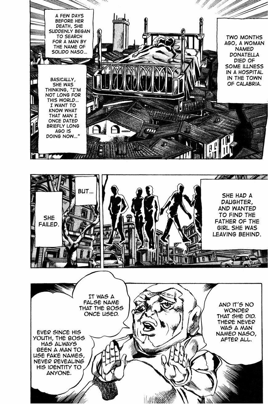 Jojo's Bizarre Adventure Vol.50 Chapter 469 : Officer Buccellati; First Orders From The Boss page 8 - 