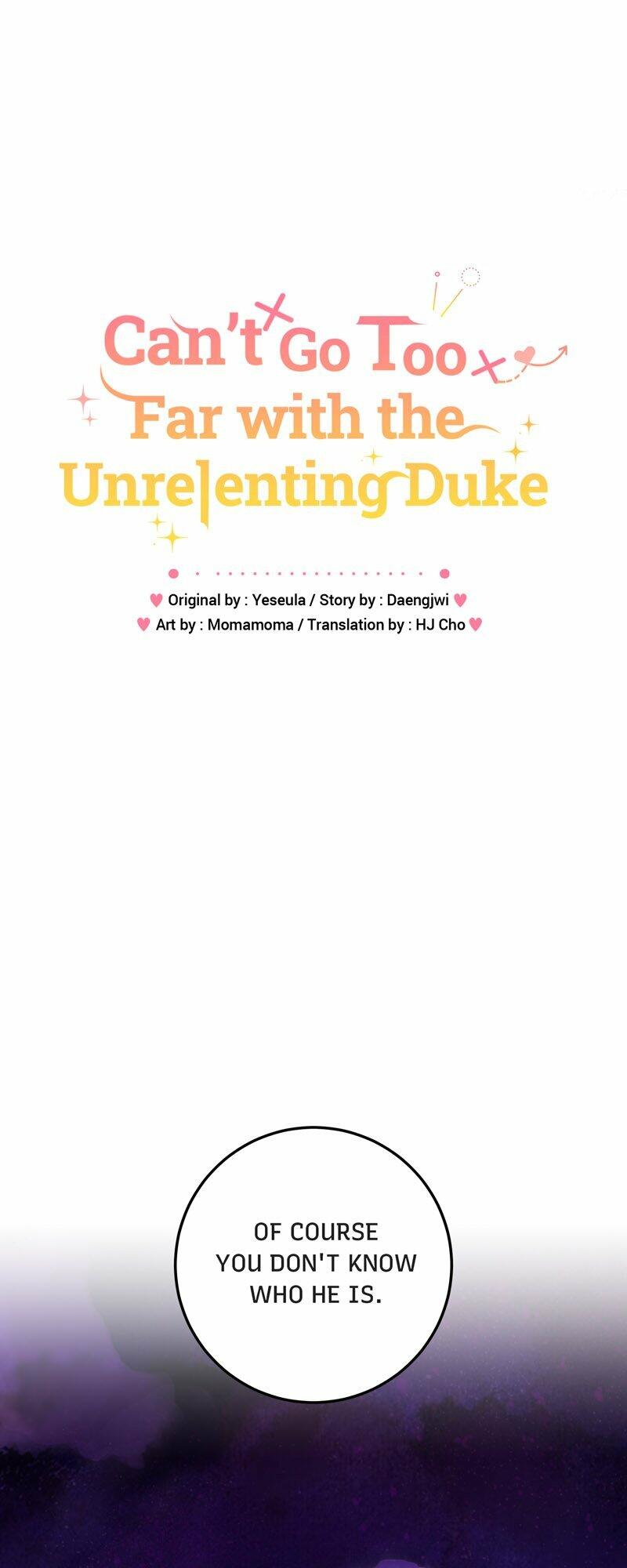 Can’T Go Too Far With The Unrelenting Duke Chapter 8.5  