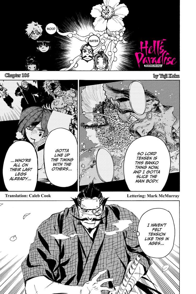 Hell's Paradise: Jigokuraku Chapter 106 page 1 - Mangakakalot