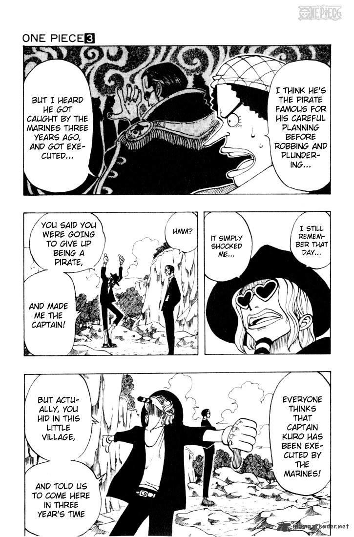 One Piece Chapter 26 : A Calculation By Captain Kuro page 3 - Mangakakalot