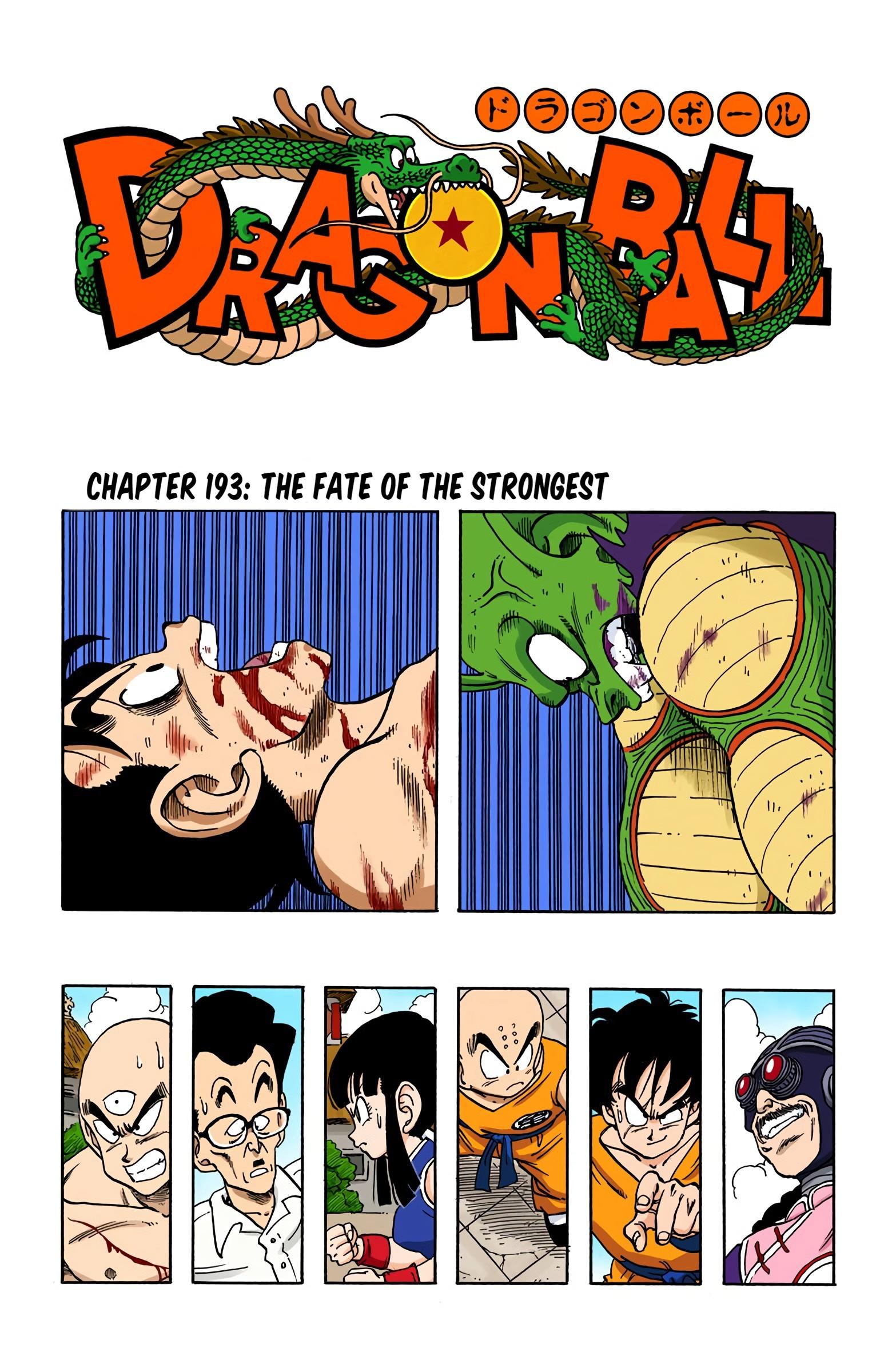 Dragon Ball - Full Color Edition Vol.16 Chapter 193: The Fate Of The Strongest page 1 - Mangakakalot