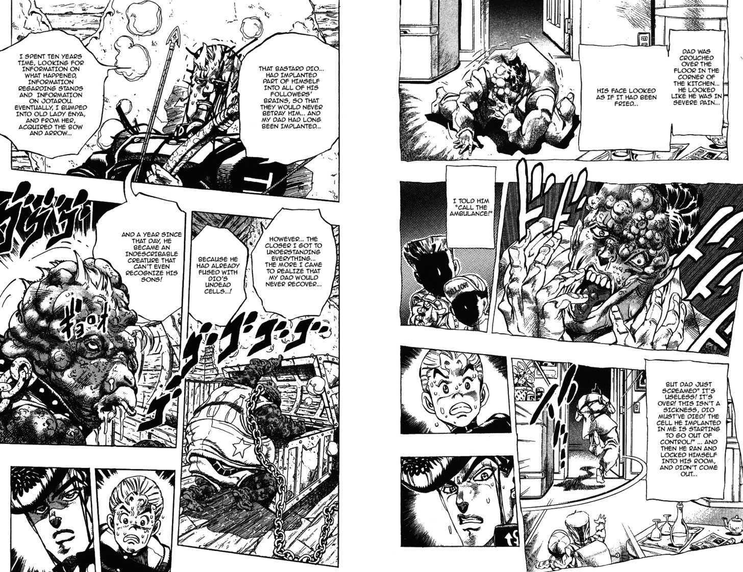Jojo's Bizarre Adventure Vol.30 Chapter 282 : Nijimura Brothers Part 9 page 4 - 