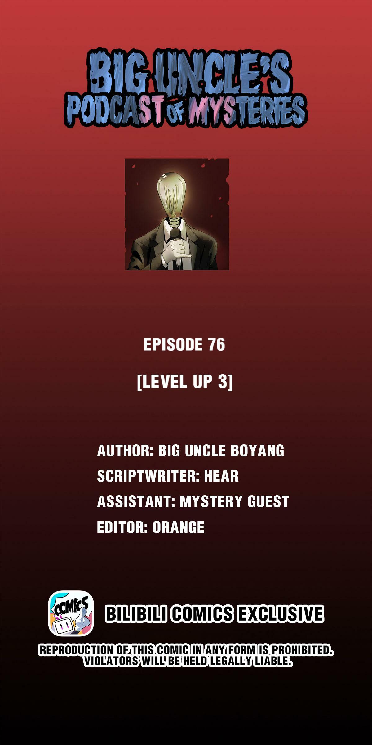 Read Big Uncle'S Podcast Of Mysteries Chapter 76: Level Up (3) on