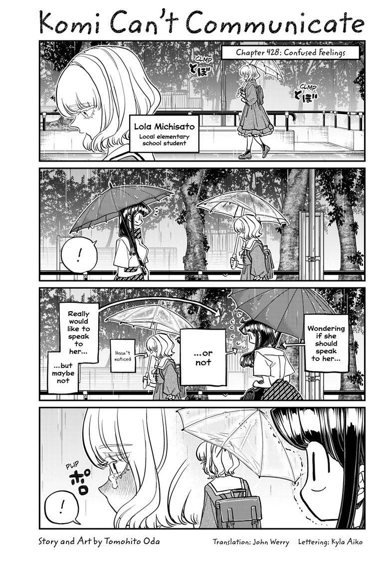 Komi-san wa Komyushou Desu Manga Chapter 402