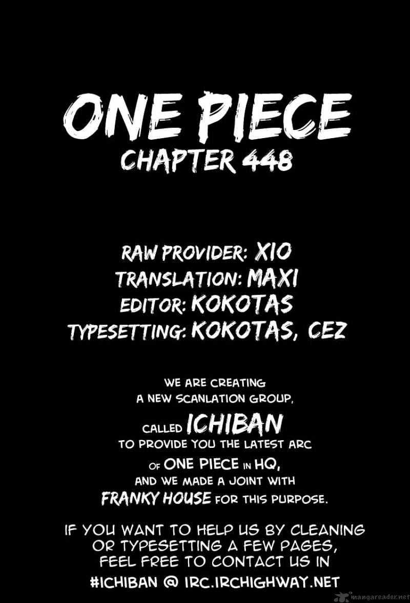 One Piece Chapter 448 : Moria page 19 - Mangakakalot