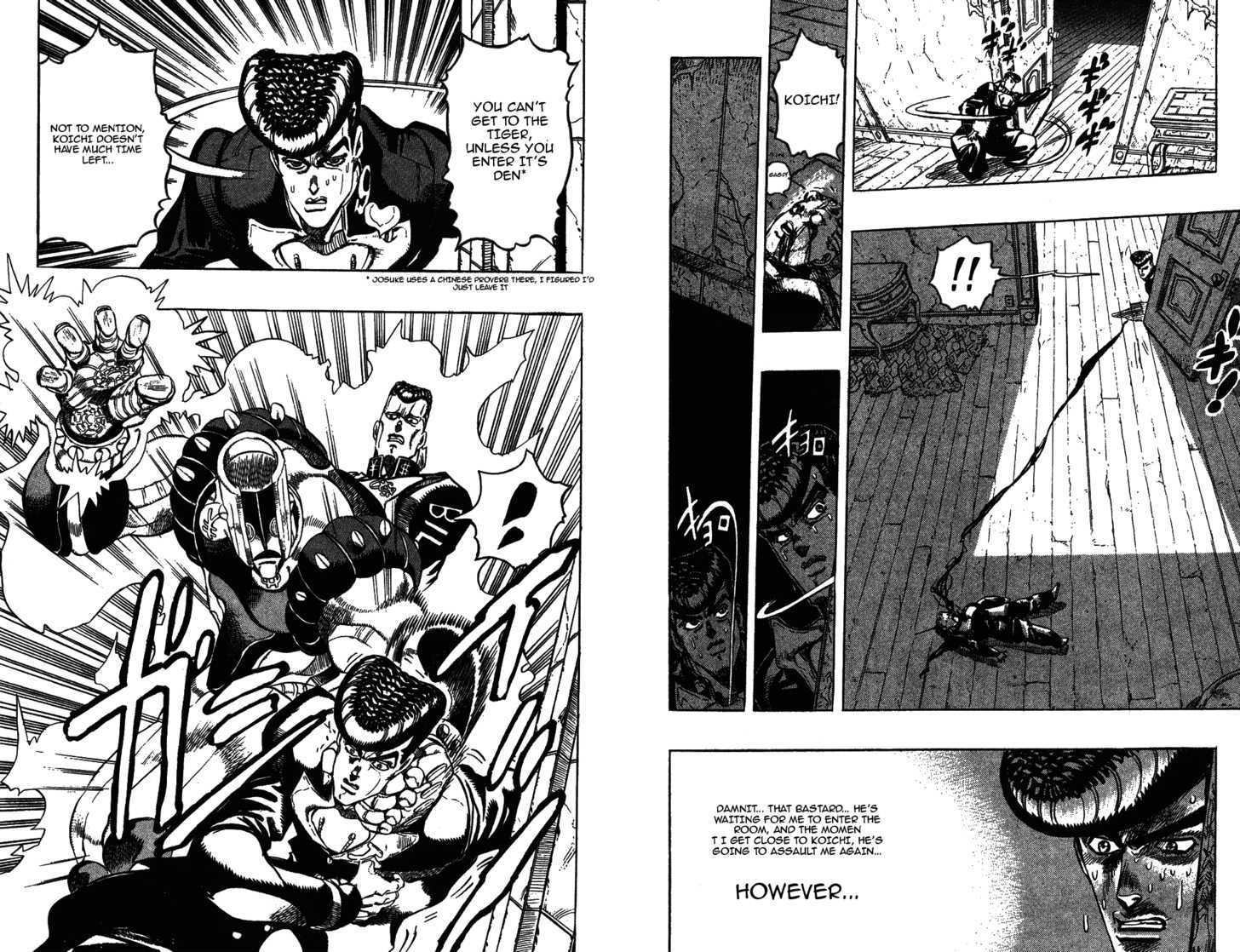 Jojo's Bizarre Adventure Vol.30 Chapter 277 : Nijimura Brothers Part 4 page 9 - 