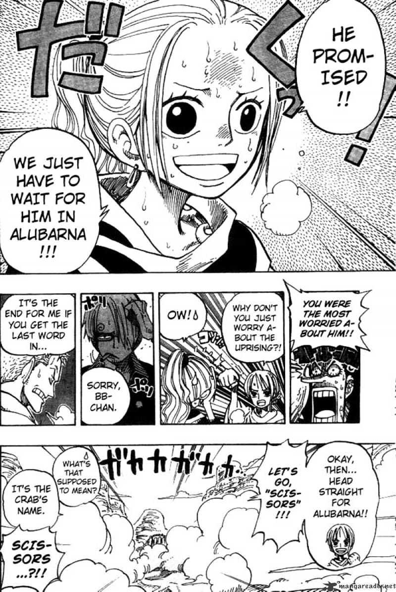 One Piece Chapter 179 : The End Will Be In Alubarna page 4 - Mangakakalot