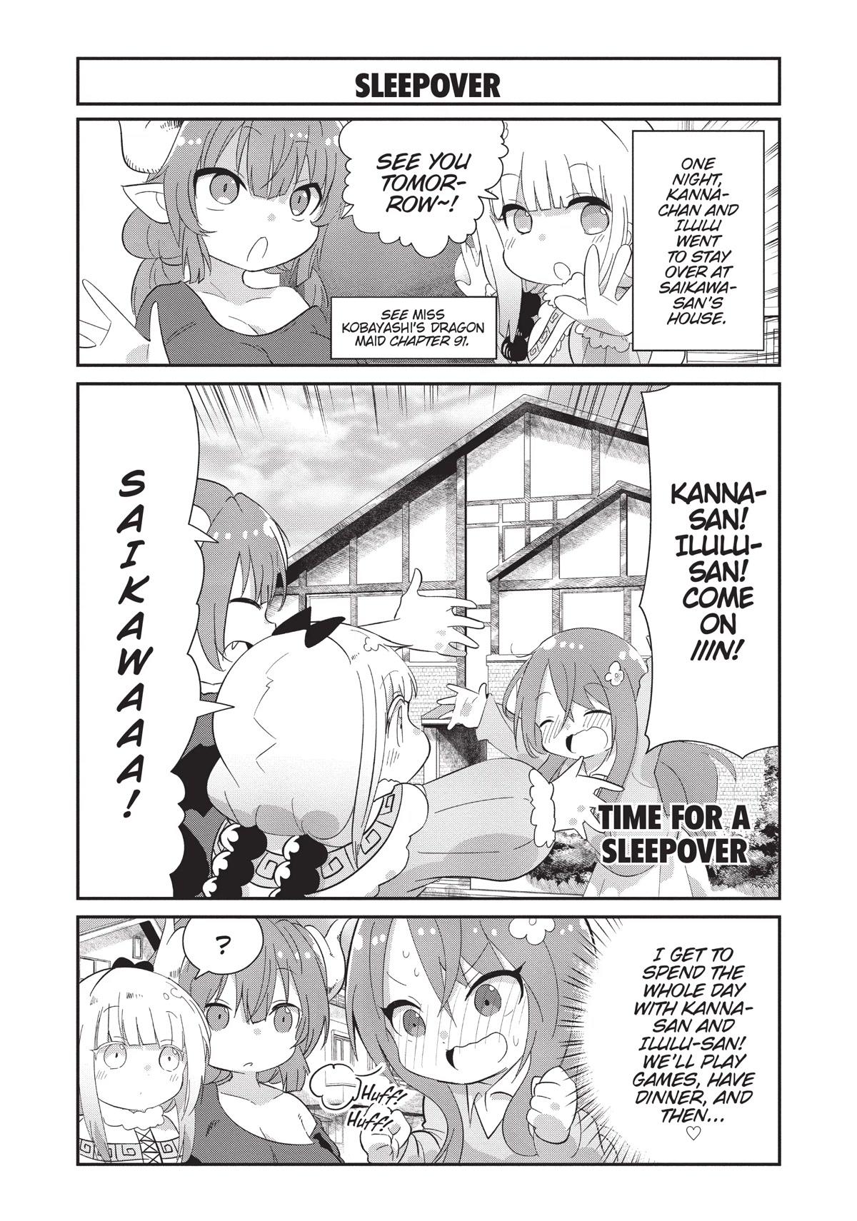 Read Kobayashi-San Chi No Maid Dragon: Kanna No Nichijou Chapter 92 on  Mangakakalot