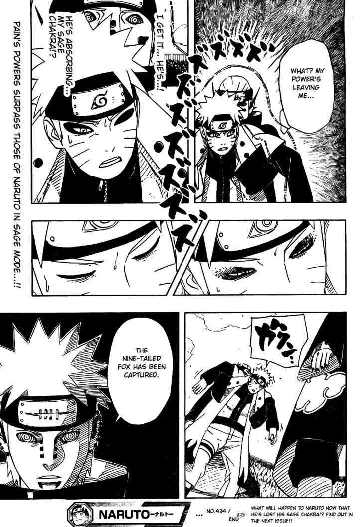 Vol.47 Chapter 434 – Naruto vs. Deva Path!! | 18 page