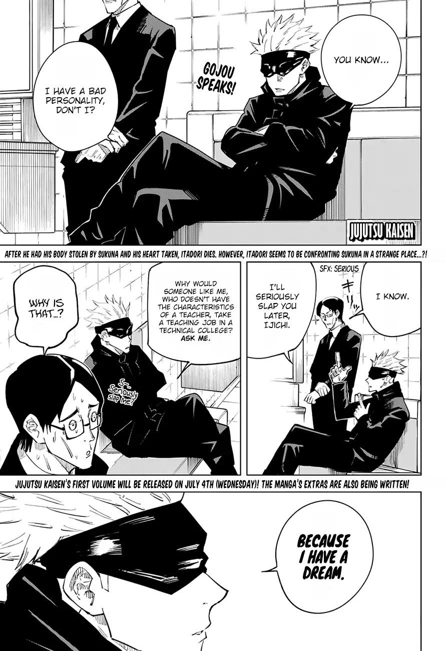 Jujutsu Kaisen Chapter 11: A Dream page 1 - Mangakakalot