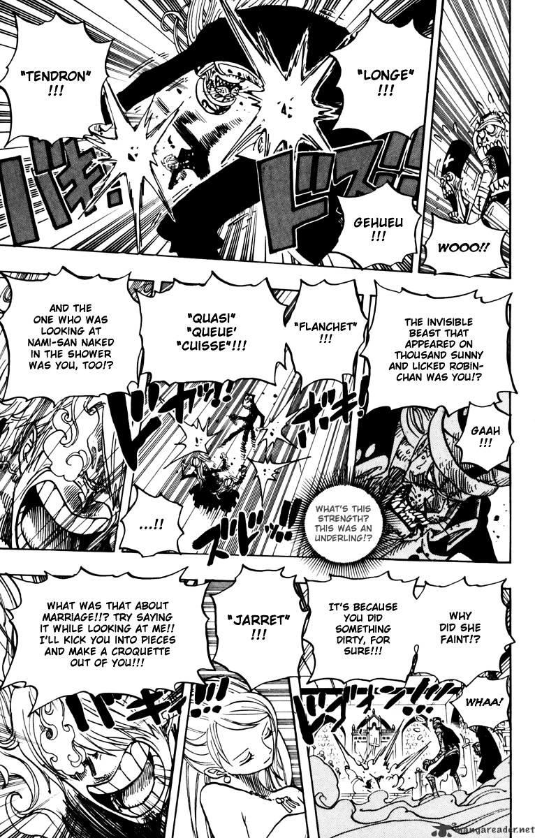 One Piece Chapter 463 : Pirate Sanji Vs. Mystrious Absalom page 17 - Mangakakalot