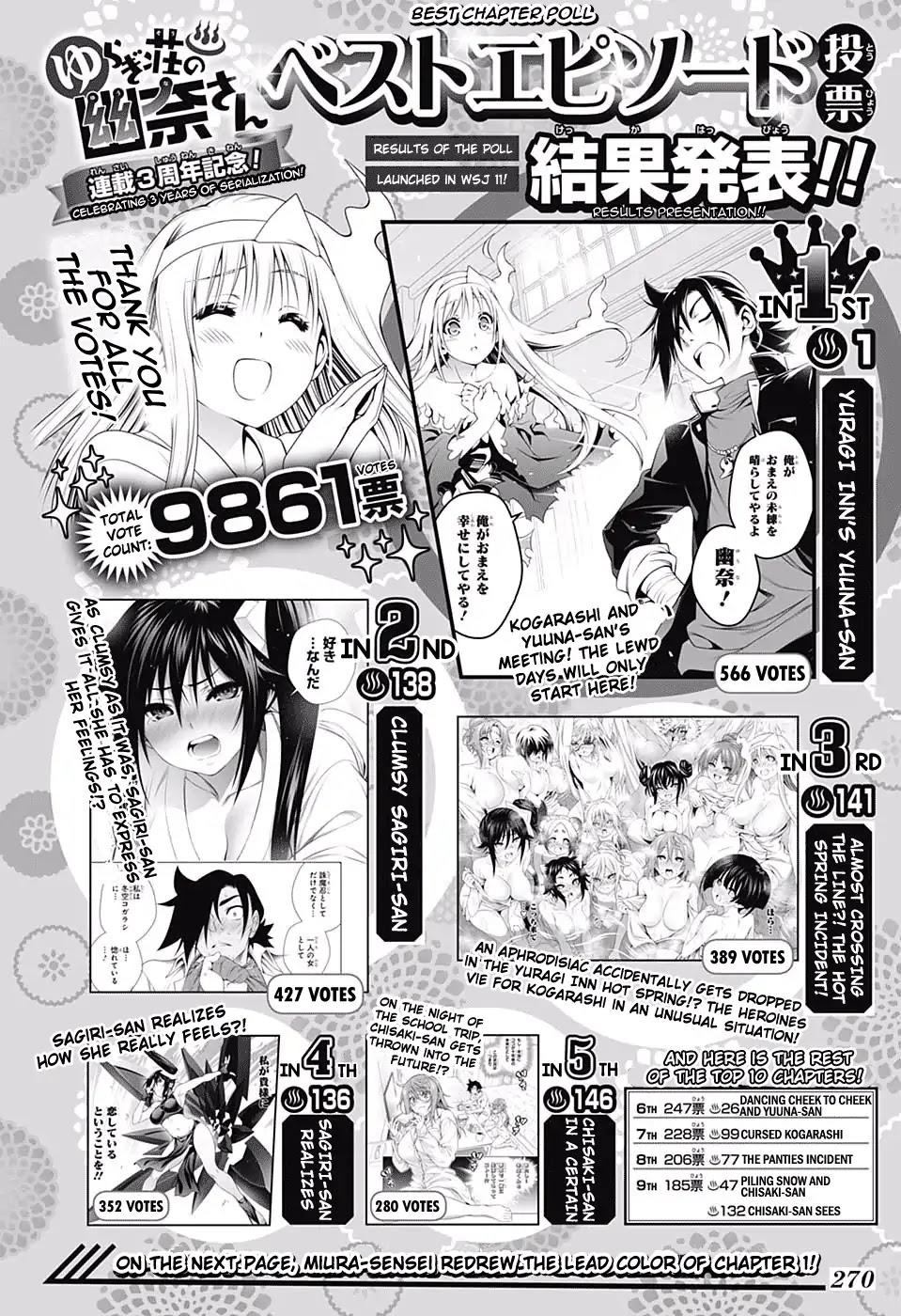 Read Yuragi-Sou No Yuuna-San Vol.17 Chapter 150: The Yuragi Inn In Big Boob  Panic?! on Mangakakalot