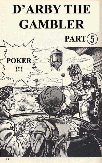 Jojo's Bizarre Adventure Vol.23 Chapter 215 : D'arby The Gambler Pt.5 page 1 - 