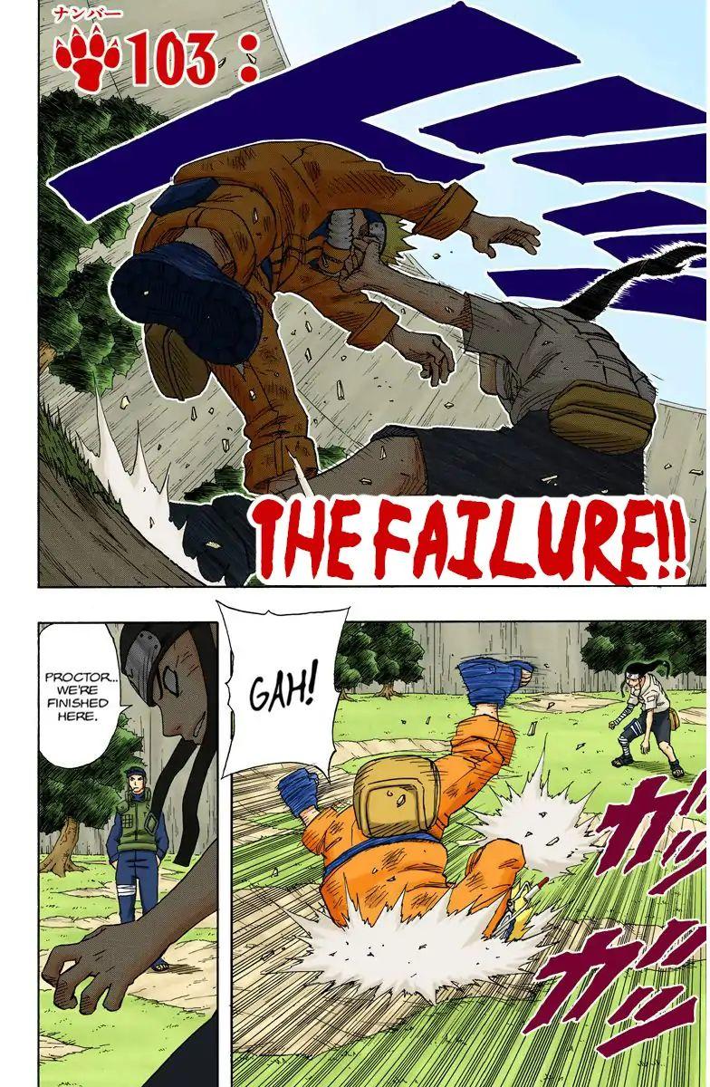 Read Naruto - Full Color Vol.12 Chapter 103: The Failure!! - Manganelo