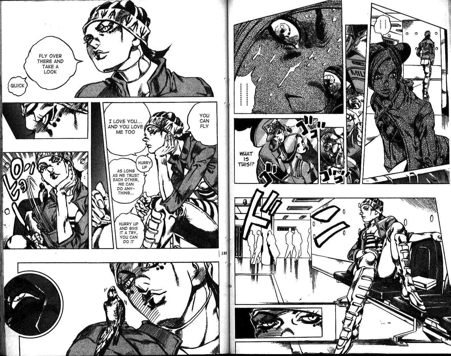 Jojo's Bizarre Adventure Vol.64 Chapter 599 : Prisoner Fe40563: Jolyne Kujo (2) page 6 - 