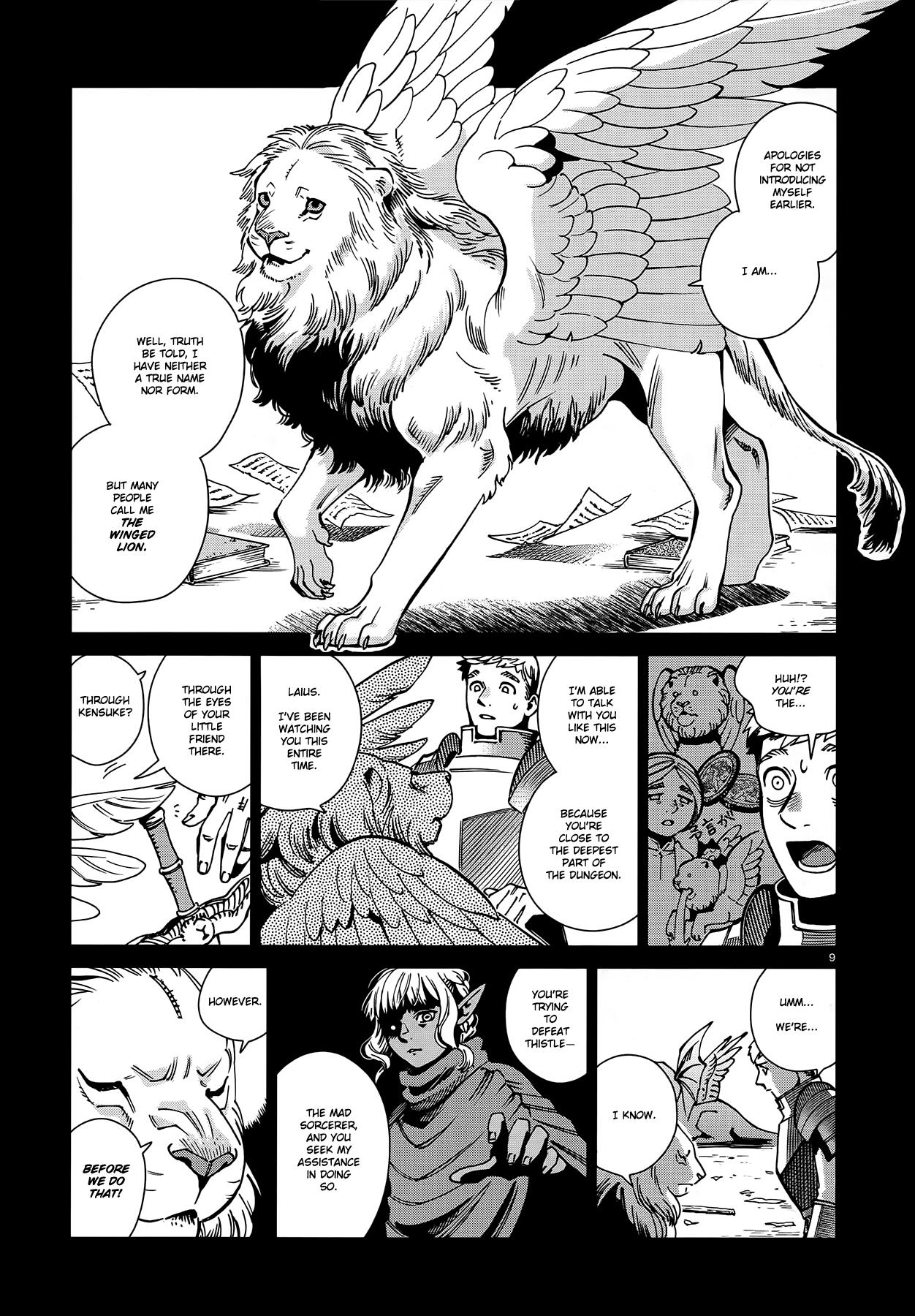Dungeon Meshi Chapter 60: Winged Lion page 9 - Mangakakalot