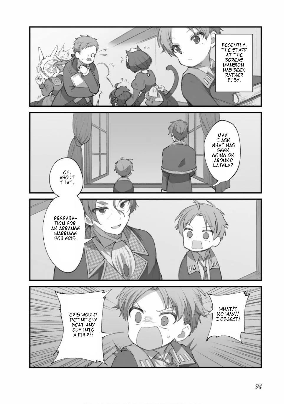 MUSHOKU TENSEI: EVEN IF IT'S A 4-KOMA, I'LL GET SERIOUS chapter-13 Page 1