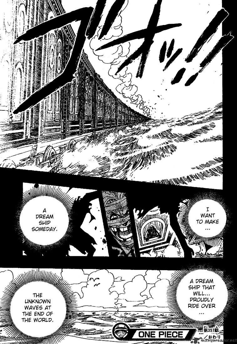 One Piece Chapter 357 : Cutty Flam page 21 - Mangakakalot