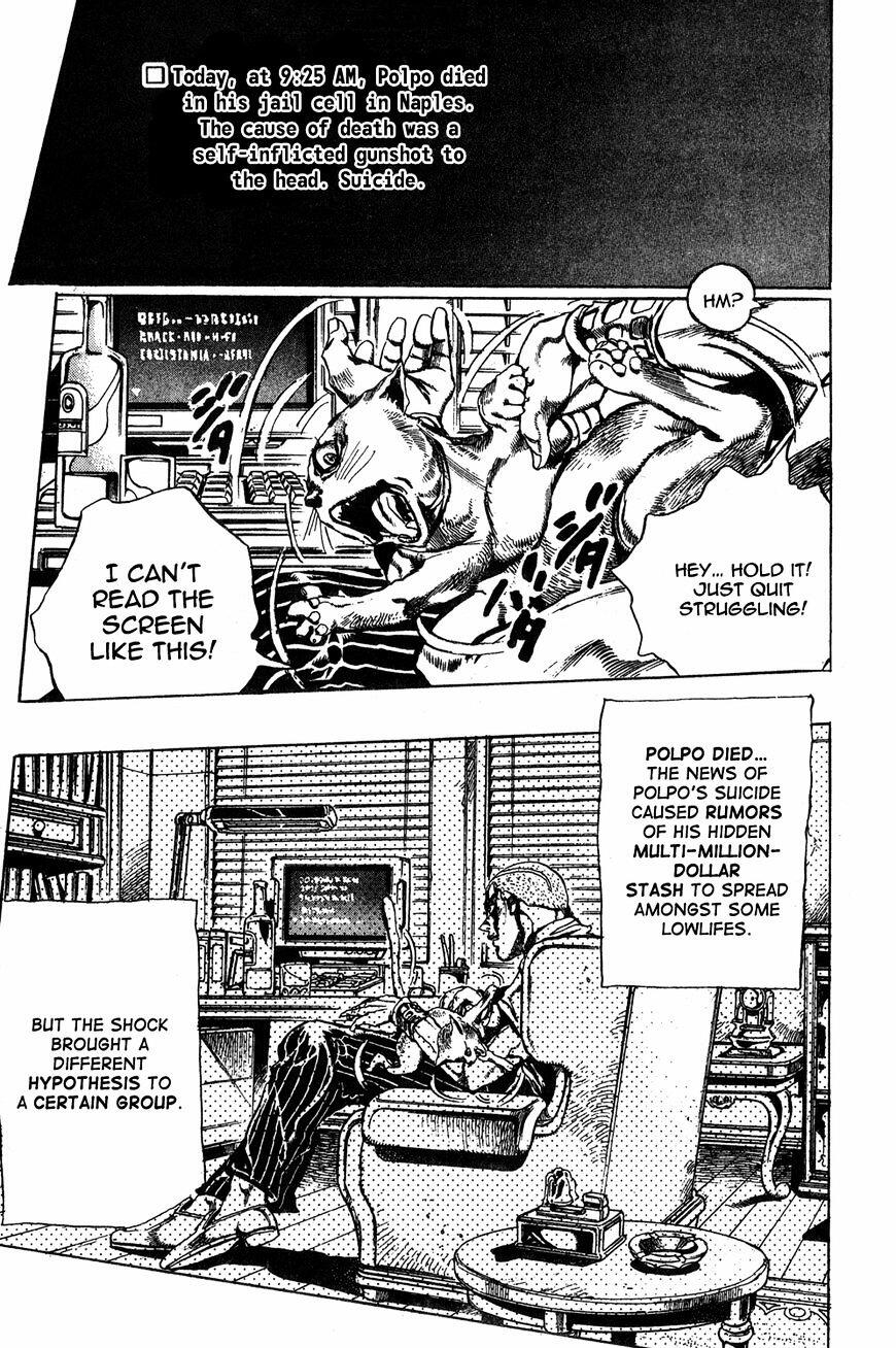 Jojo's Bizarre Adventure Vol.50 Chapter 469 : Officer Buccellati; First Orders From The Boss page 19 - 