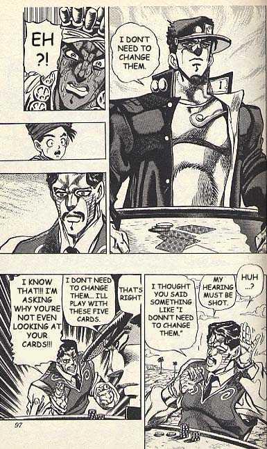 Jojo's Bizarre Adventure Vol.23 Chapter 215 : D'arby The Gambler Pt.5 page 9 - 