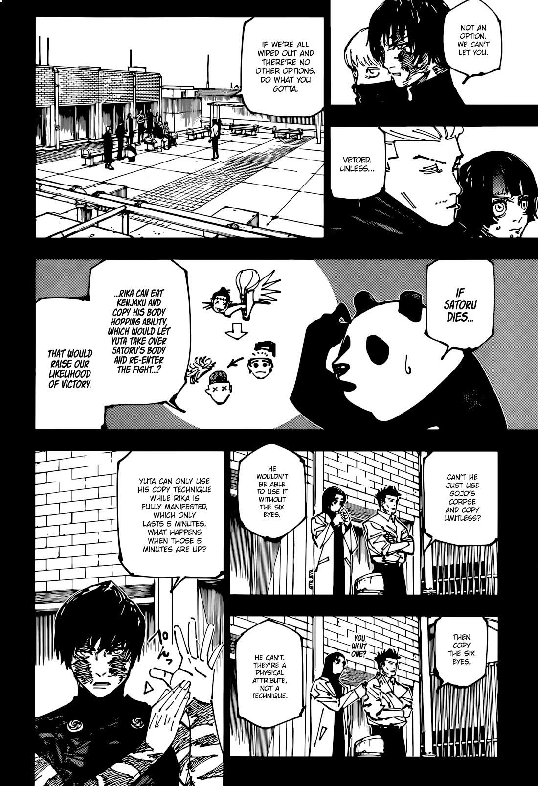 Jujutsu Kaisen Chapter 261: The Decisive Battle In The Uninhabited, Demon-Infested Shinjuku ㉞ page 5 - kaisenjujutsu.com