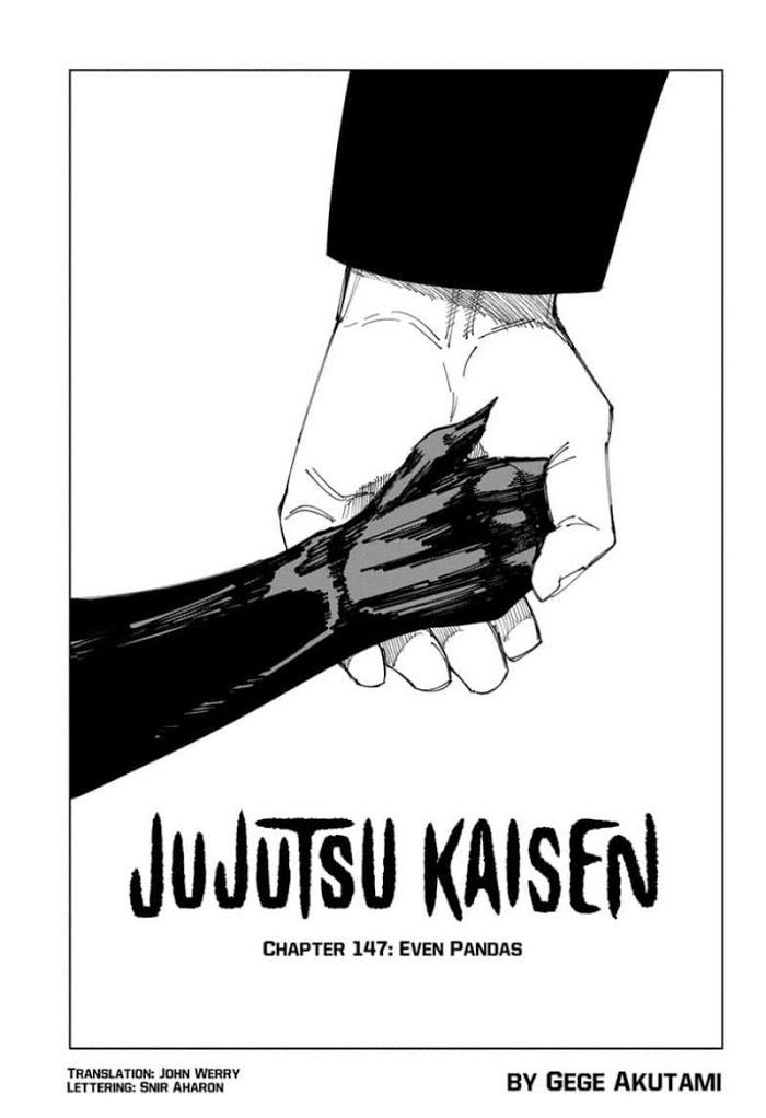 Jujutsu Kaisen Chapter 147: Even Pandas page 1 - Mangakakalot