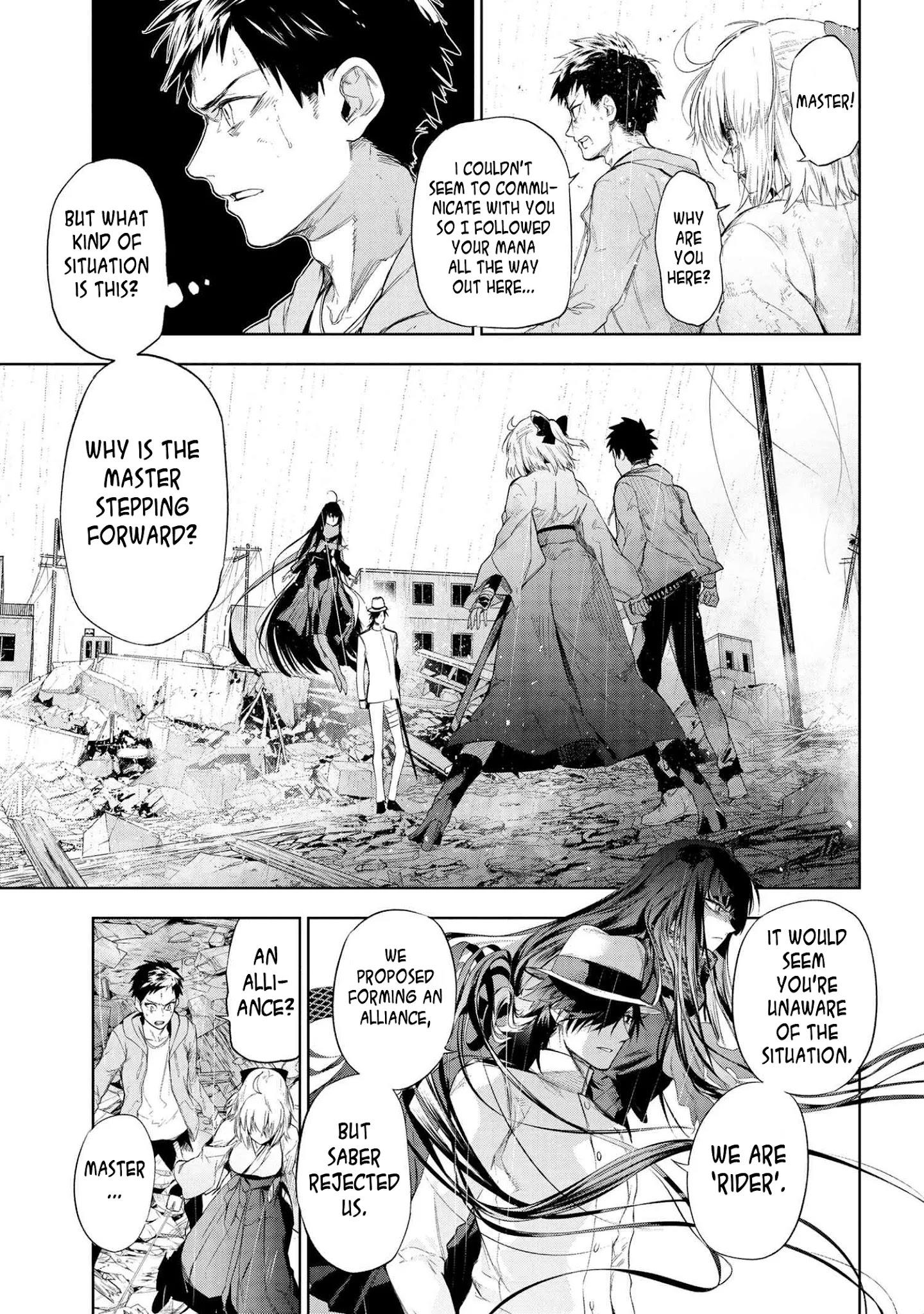 Read Fate/type Redline Chapter 12.1 - Manganelo