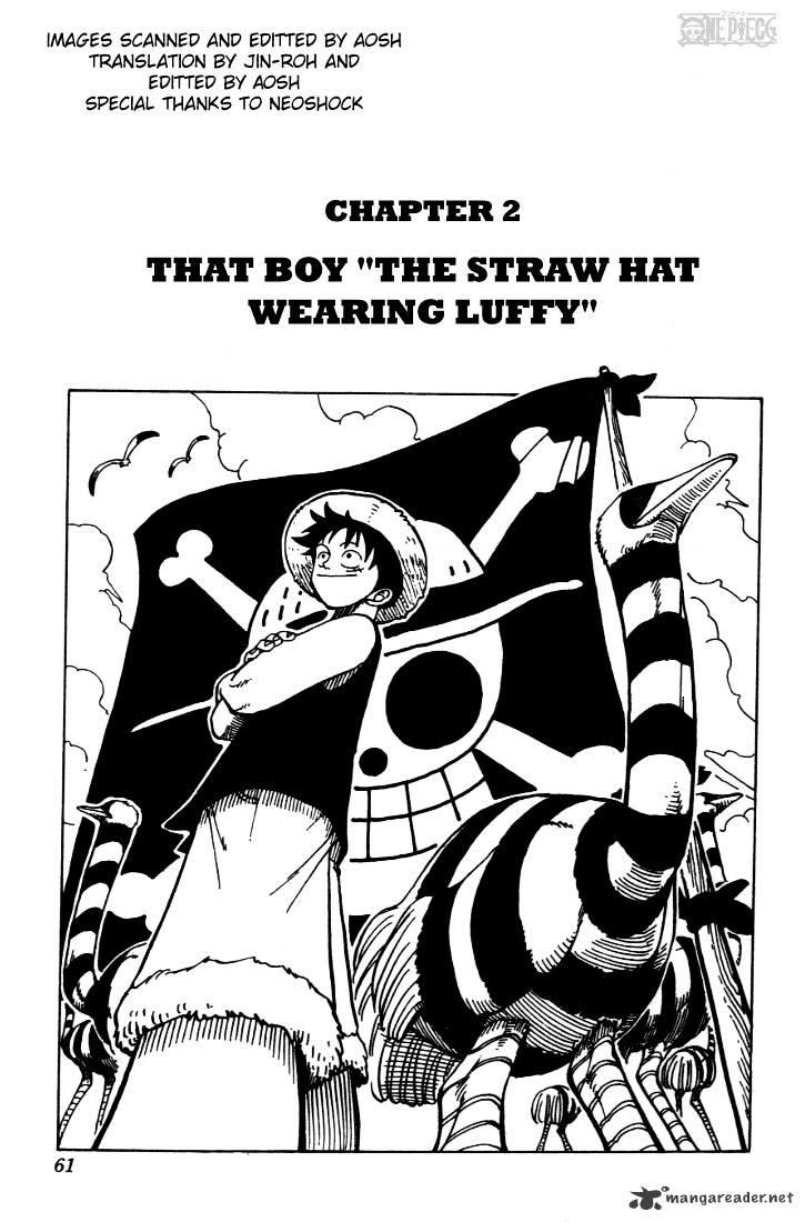 One Piece Chapter 2 : They Call Him Strawhat Luffy page 3 - Mangakakalot