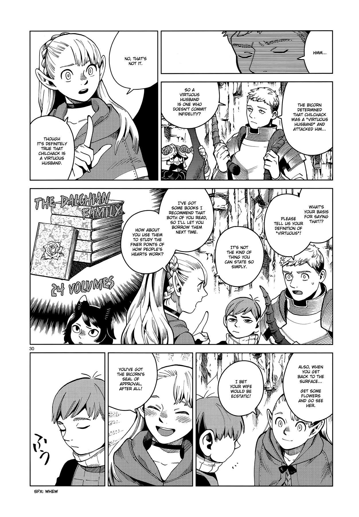 Dungeon Meshi Chapter 56: Bicorn page 30 - Mangakakalot