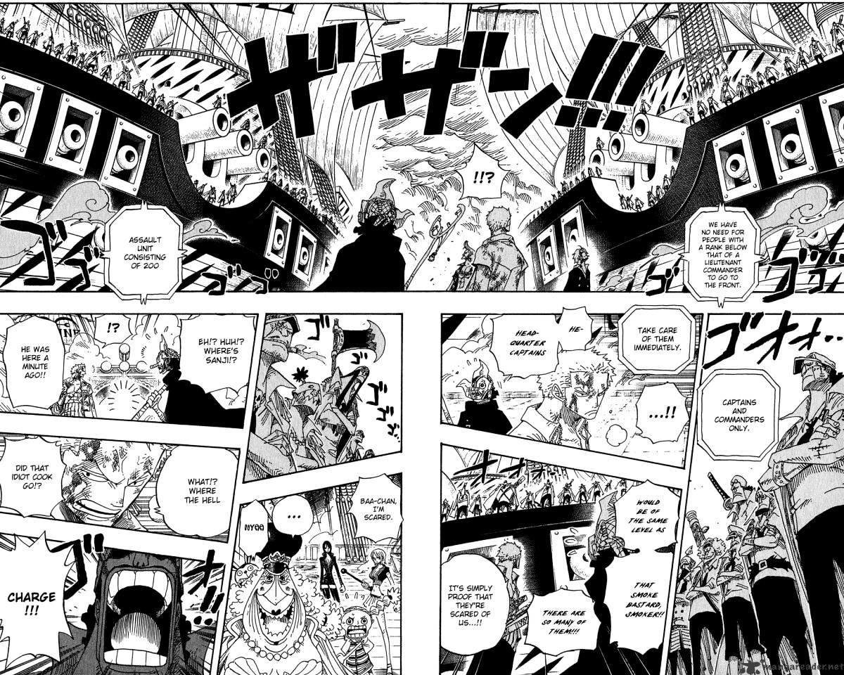 One Piece Chapter 426 : A Ship Waiting For Wind page 10 - Mangakakalot