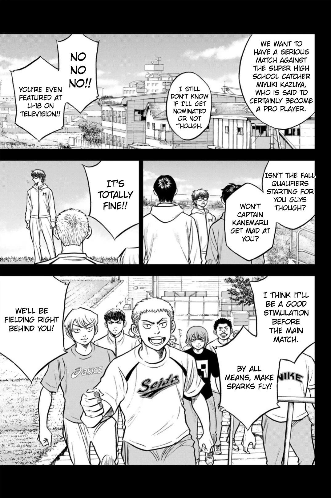 Diamomd no Ace Act II - Chapter 308.5 : r/AceOfTheDiamond