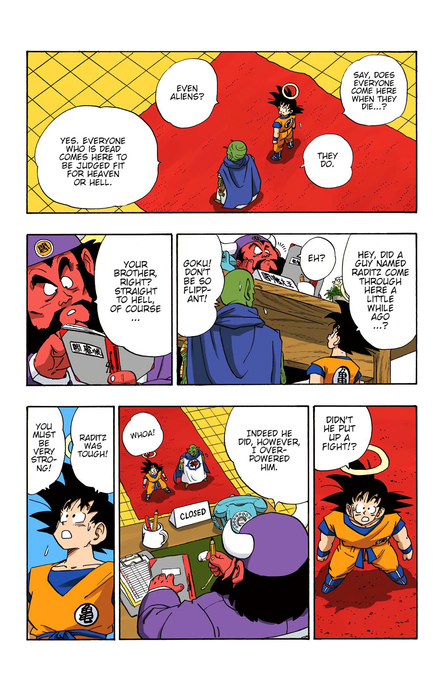 Dragon Ball - Full Color Edition Vol.17 Chapter 205: A Warrior In Hell page 9 - Mangakakalot