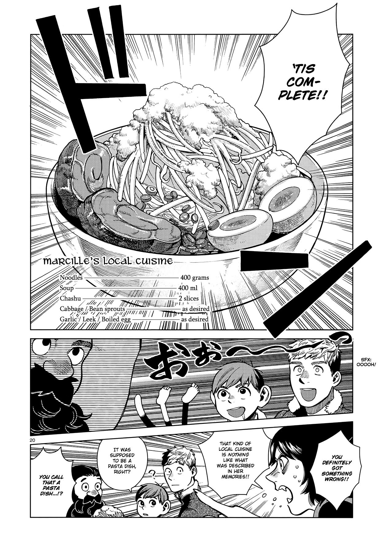 Dungeon Meshi Chapter 81: Local Cuisine page 20 - Mangakakalot