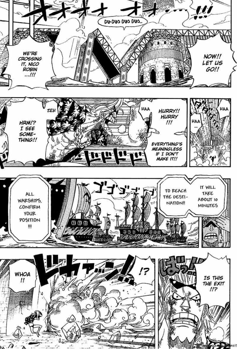One Piece Chapter 416 : Zoro Vs Kaku page 5 - Mangakakalot