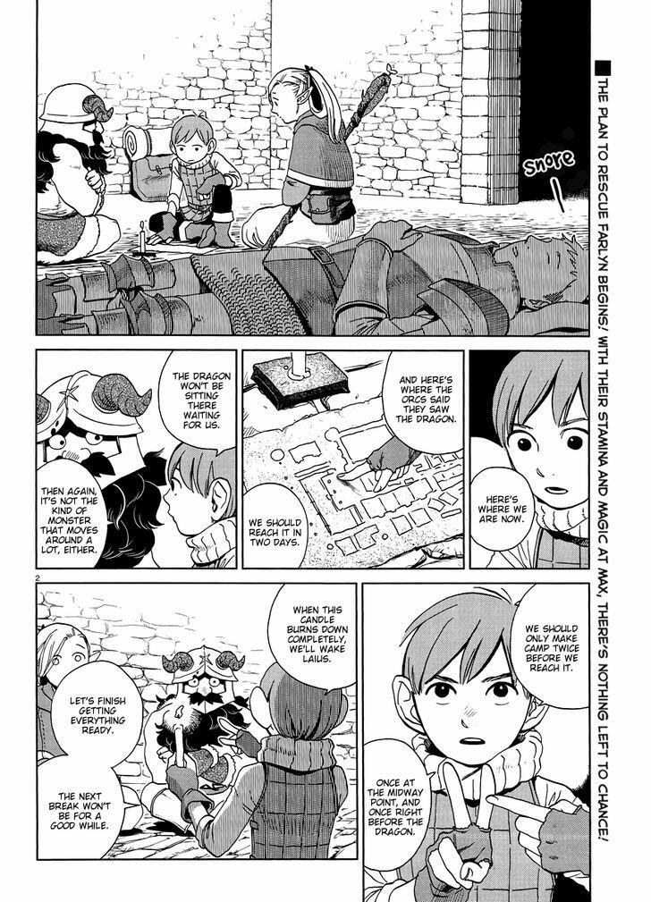 Dungeon Meshi Chapter 18 : Grilling page 2 - Mangakakalot