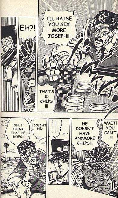 Jojo's Bizarre Adventure Vol.23 Chapter 215 : D'arby The Gambler Pt.5 page 16 - 