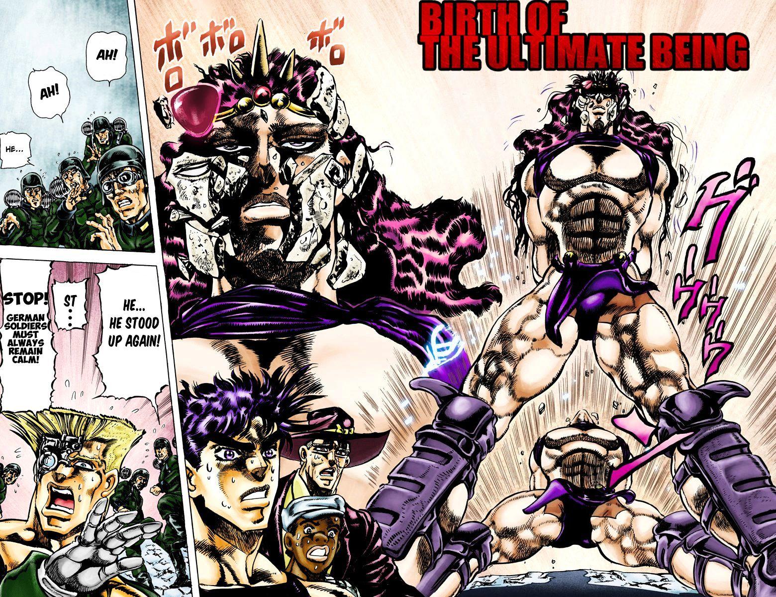 Jojo's Bizarre Adventure Vol.12 Chapter 109 : Birth Of The Ultimate Being (Official Color Scans) page 2 - 