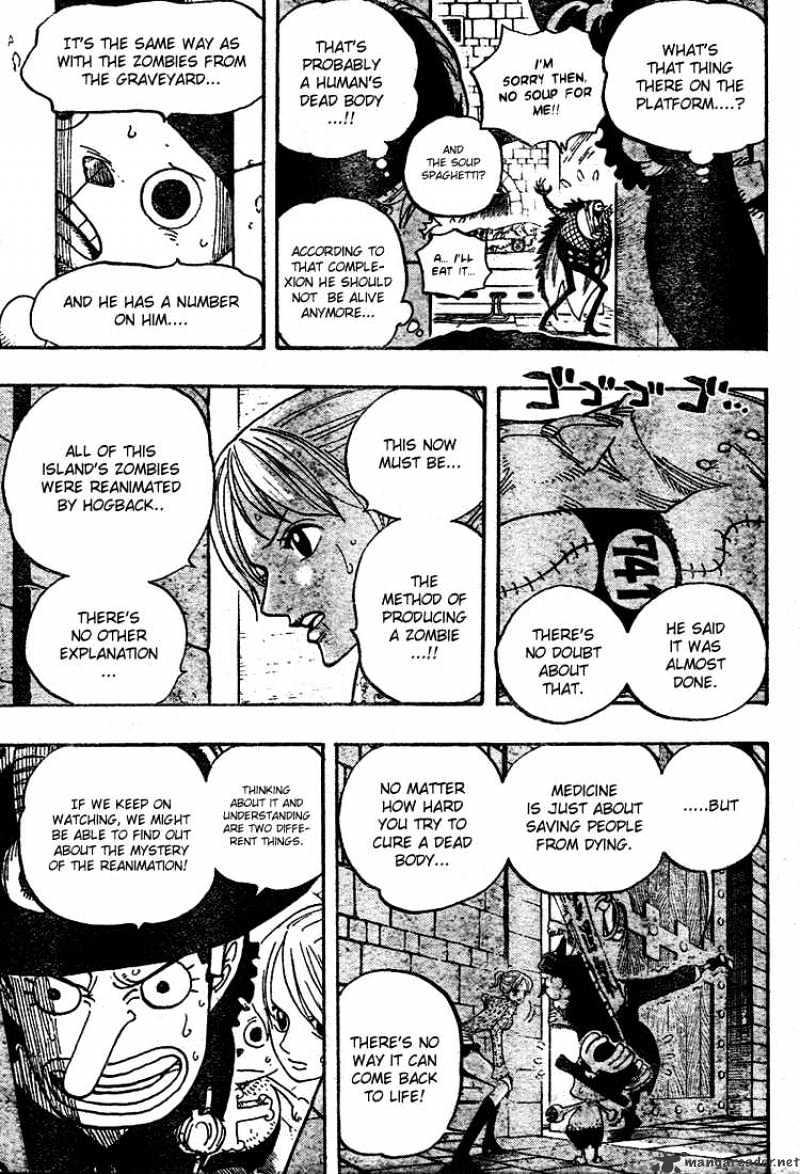 One Piece Chapter 449 : The Mysterious Four Of Thriller Bark page 6 - Mangakakalot