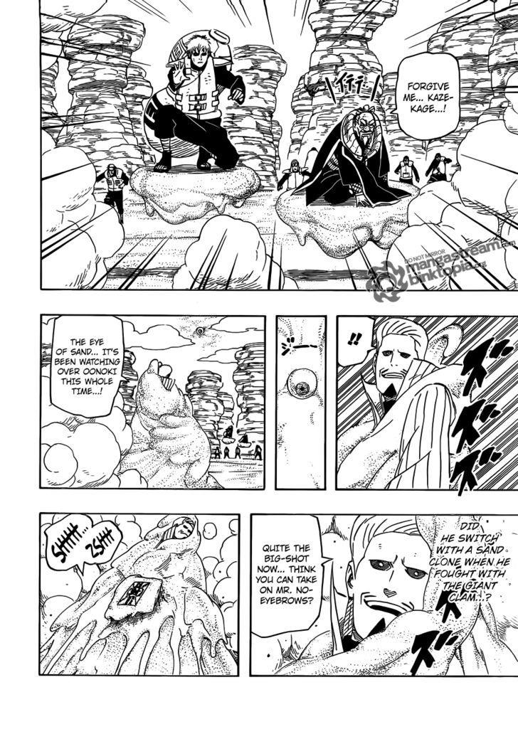 Vol.59 Chapter 556 – Gaara vs. the Mizukage!! | 11 page