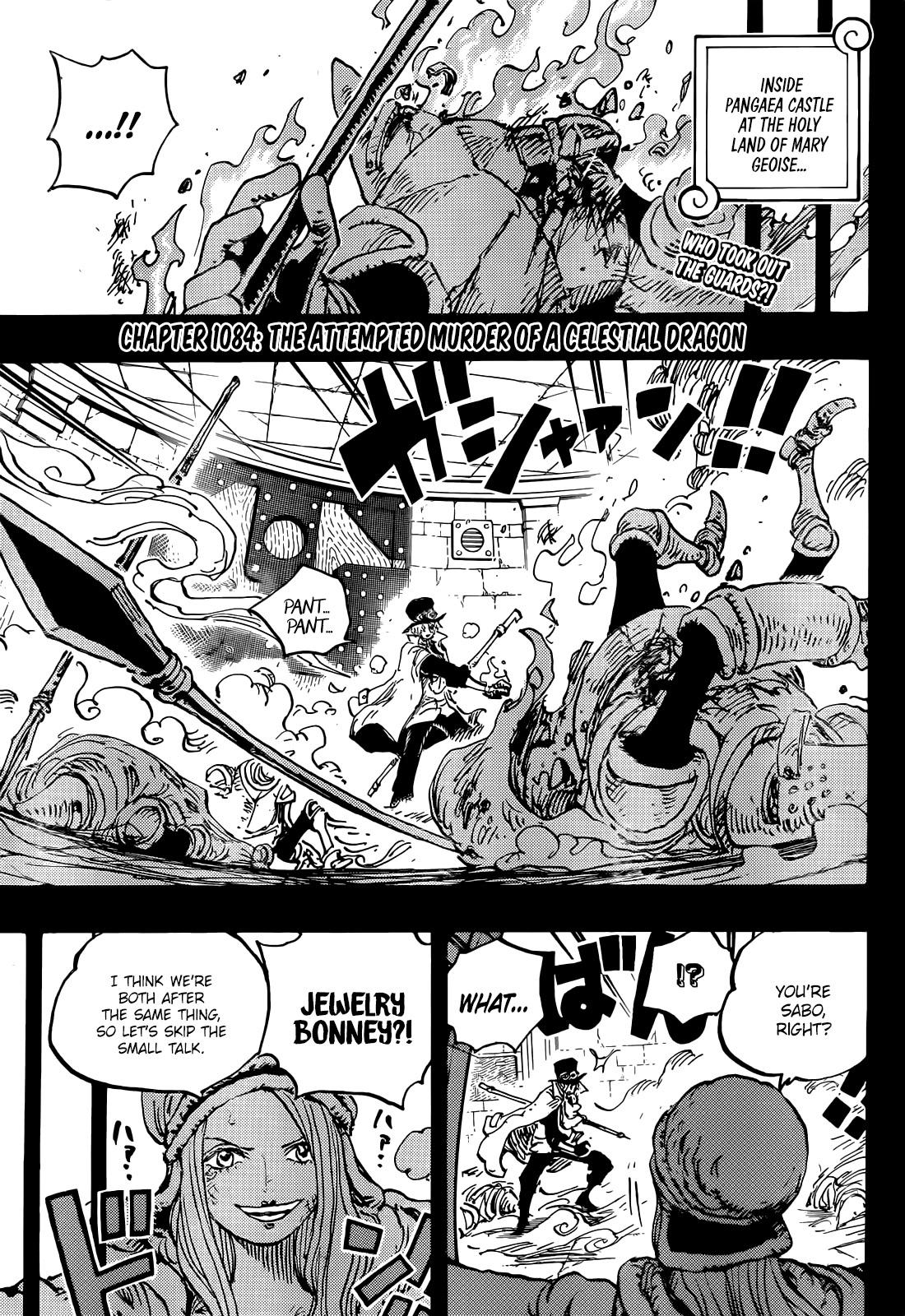 One Piece Chapter 1084: The Attempted Murder Of A Celestial Dragon page 4 - Mangakakalot